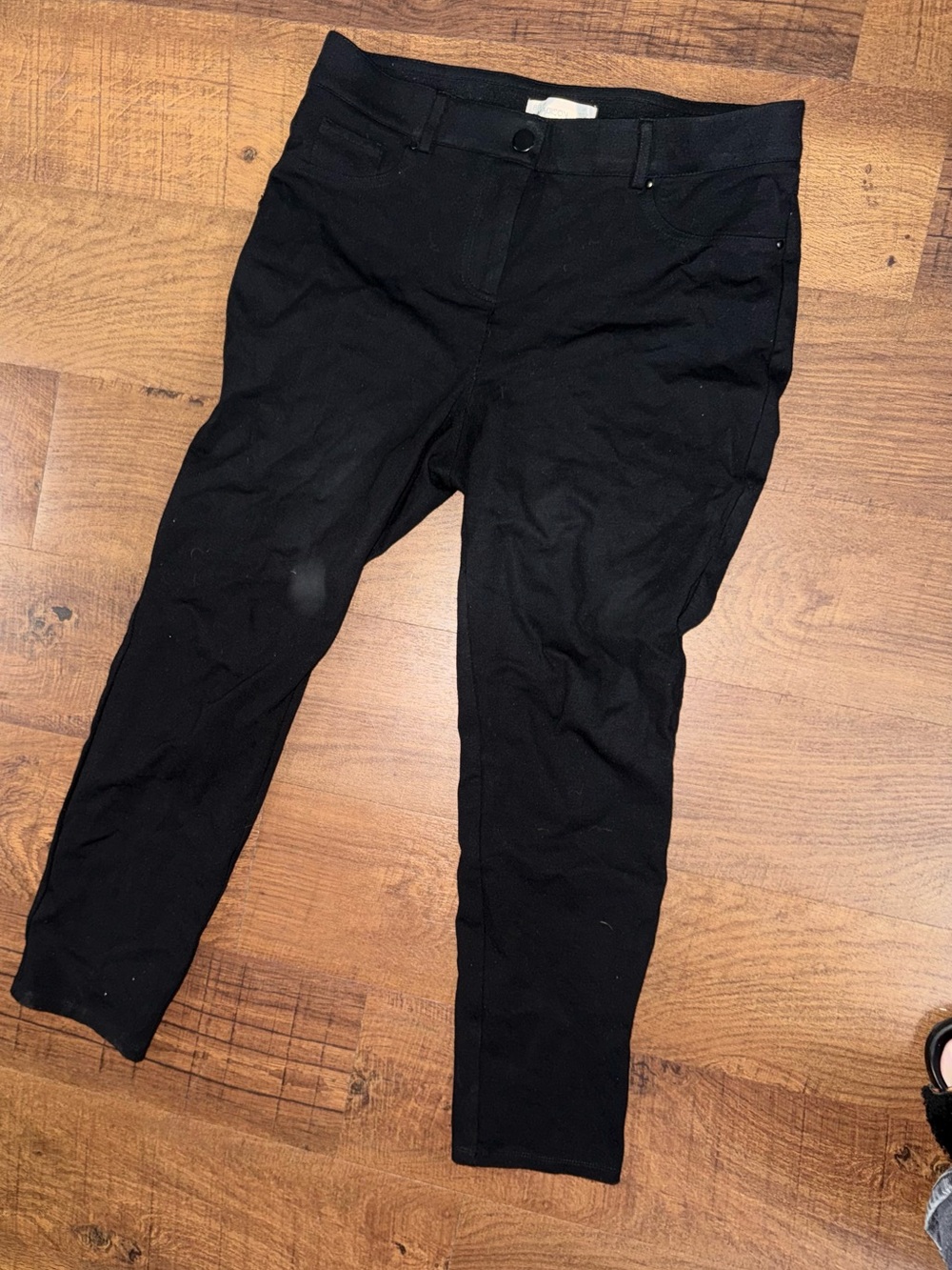 89th & Madison Black Women's Slim Chinos